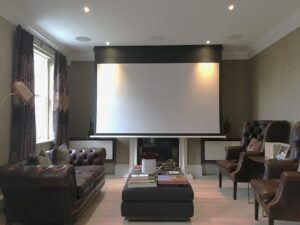 Winchester in ceiling screen down